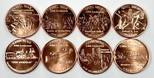 Copper Coins * One Ounce Each * .999 Bullion * US Minted * Civil War Series Set picture