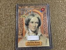 Historic Autographs Hair Prime Two Famous Author Charlotte Brontë 7/16 picture