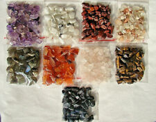 LOOSE CRYSTAL CHIPS NOT DRILLED AMETHYST MOONSTONE TIGERS EYE QUARTZ AUS STOCK picture