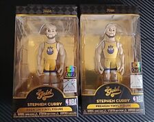 Funko Gold NBA STEPHEN CURRY Yellow Jersey CHASE VARIANT WARRIORS Lot Of 2 picture
