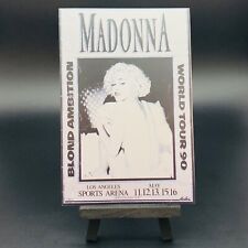 Madonna Blond Ambition World Tour 90 Concert 4 x 6 Trading Poster Card Wall Art picture