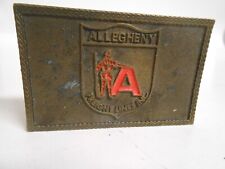 Vintage Allegheny Freight Lines Inc Winchester VA Belt Buckle picture