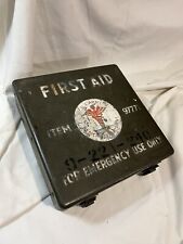 Vintage WWII US Army  Medical First Aid 97771 Military Metal box (No Contents) picture