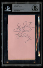 DeForest Kelley d1999 signed autograph auto 3x5 card Bones McCoy Star Trek BAS picture