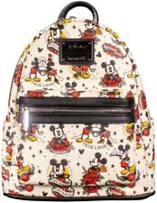 Mickey and Minnie Tatto Mini Loungefly Backpack picture