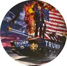 Trump 2024 buttons - Trump Flag Tank - Bulk Lot of 100 pins (2.25