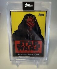 ARTIST PROOF Darth Maul Topps Star Wars Wrapper Art #5 Blake Jamieson A/P Framed picture