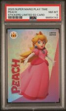 2023 Panini Super Mario Play Time Limited Edition Peach PSA 8 picture