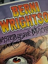 1983 MASTER OF THE MACABRE # 1 SIGNED CREATOR & ARTIST BERNI WRIGHTSON, WITH POA picture