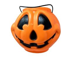 Halloween Trick Or Treat Jack O Lantern Bucket Orange picture