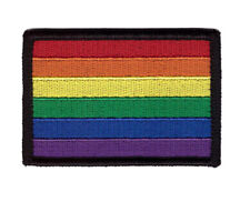 LGBTQ Gay Pride Rainbow Flag Patch for VELCRO® BRAND Hook Fasteners picture