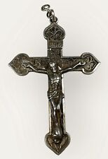 Vintage Sterling Silver 925 Catholic Rosary Crucifix Cross - 5.4g picture