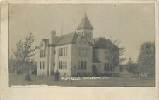 Postcard RPPC  1908 Wisconsin Whitehall High School occupation 23-11706 picture