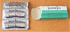NEW OLD STOCK, VINTAGE, SILVER-TEX BRAND CONDOMS / RUBBERS  BOX OF 3 RUBBERS picture