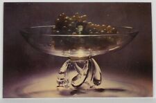 Swirl Bowl Contemporary Steuben Crystal Corning Glass Center NY Postcard R13 picture