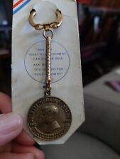 Vintage John F Kennedy Keychain 60’s Rare picture