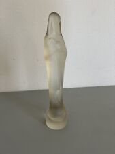 15” MADONNA and CHILD Frosted Glass Statue Art Deco STEF UITERWAAL LEERDAM  picture