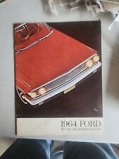 Original 1964 Ford the big total performance car sales brochure picture