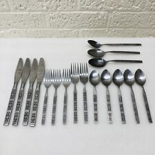 Lot 17‼ Lifetime Stainless Steel Flatware Spoons Forks Knives Korea LCU55 • G‼ picture
