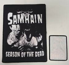 LARGE * SAMHAIN * sew on patch.band,back,merch, misfits,Danzig, horror,punk, picture
