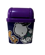 Vintage 1997 Sanrio Pochacco Cool K-9 Waste Basket Trash Can Purple RARE picture