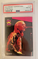 1991 Proset Superstars Tom Petty Musicards Graded PSA 8 NM-MT No. 218 picture