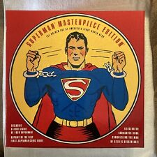 Superman Masterpiece Edition 8” Statue Hardcover Book & 1st Comic Repro 1999 NIB picture