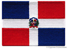 DOMINICAN REPUBLIC FLAG PATCH CARIBBEAN EMBLEM embroidered iron-on PARCHE BADGE picture