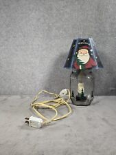 Santa Indoor Small Winter Holiday Christmas Electric Table Lamp 9” picture