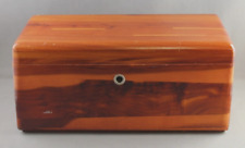 Vtg. Lane Mini Cedar Chest Wood Jewelry Keepsake Box Biedermans's Altavista, GA picture