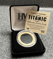 Titanic Authentic Coal Coin From 1994 Expedition Highland Mint with COA picture