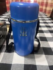 Vintage Hot to Trot Thermal no. 1006 IOB by AK DASS Made in USA thermos Blue picture