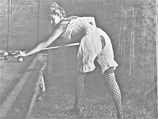 1890s Klondike Old West Brothel Girls Soiled Doves Billiards Pool Photo 4