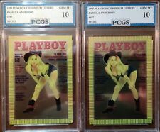 1995 Playboy Chromium Covers Pamela Anderson #197 FCGS 10 GEM MINT picture