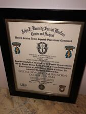 SPECIAL FORCES QUALIFICATION COURSE DIPLOMA (COMMEMORATIVE CERTIFICATE) picture
