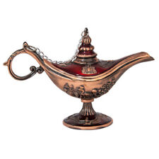 Aladdin Genie Lamp 5 inch Red & Copper, Arabian Nights, Magical, Sorcerer Decor picture
