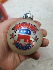VTG Republican GOP Elephant 1983 Limited Edition Christmas Ornament Bulb (b424) picture