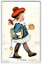 c1910's Little Girl Bonnet 6 Years Katharine Gassaway Logan Kansas KS Postcard picture