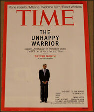 9/9/2013 Time Magazine Barack Obama Unhappy Warrior Syria Miley Cyrus Madonna picture