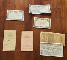 Vintage Bonds and Saving System Items Lot picture