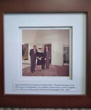 Original Cecil Stoughton unpublished photo of President John F. Kennedy. COA's picture