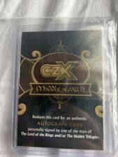 2022 Cryptozoic CZX Middle Earth autograph auto redemption mystery auto R01 picture