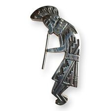 Navajo Artist Tommy Singer Kachina Large Sterling Silver Pendant or Brooch Pin picture