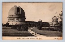 Williams Bay WI-Wisconsin, Yerkes Observatory, Antique, Vintage Postcard picture