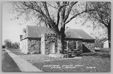 Tyler Minnesota~Dane Bod Stone Hall~Short Tower w/Battlements 1940s RPPC picture