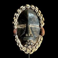Strong Cubist Dan Man Wood Face Mask Early 20th Century Libera Africa-9571 picture