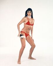 The Spy Who Loved Me Caroline Munro 8x10 Real Photo in red bikini garter belt picture