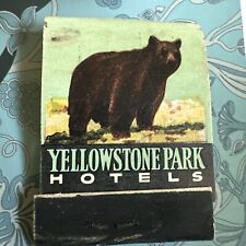 1930's Yellowstone National Park Hotels Matchbook picture