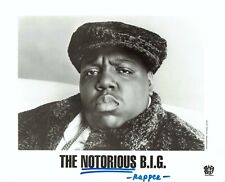1997 Press Photo Rapper Notorious B.I.G. Poses for Record Album Cover picture