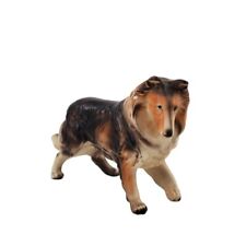Vintage Collie Dog Figurine Porcelain Lassie Look Alike 4